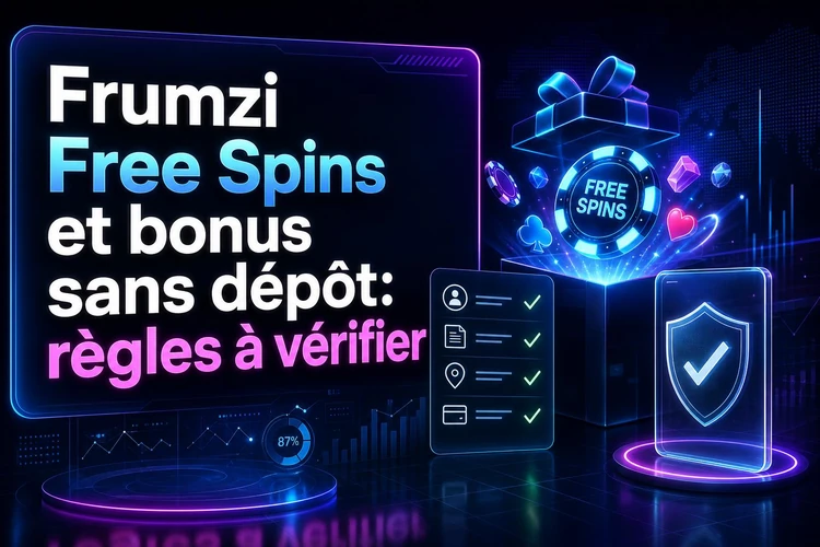 Frumzi Free Spins et bonus sans dépôt: règles à vérifier