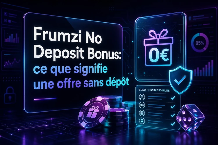 Frumzi No Deposit Bonus: ce que signifie une offre sans dépôt