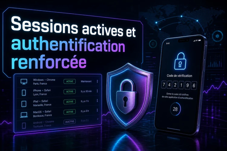 Sessions actives et authentification renforcée