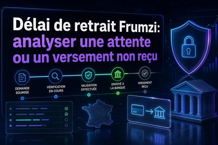 Délai de retrait Frumzi: analyser une attente ou un versement non reçu